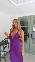 Sola Musa Angelina maxi dress uva