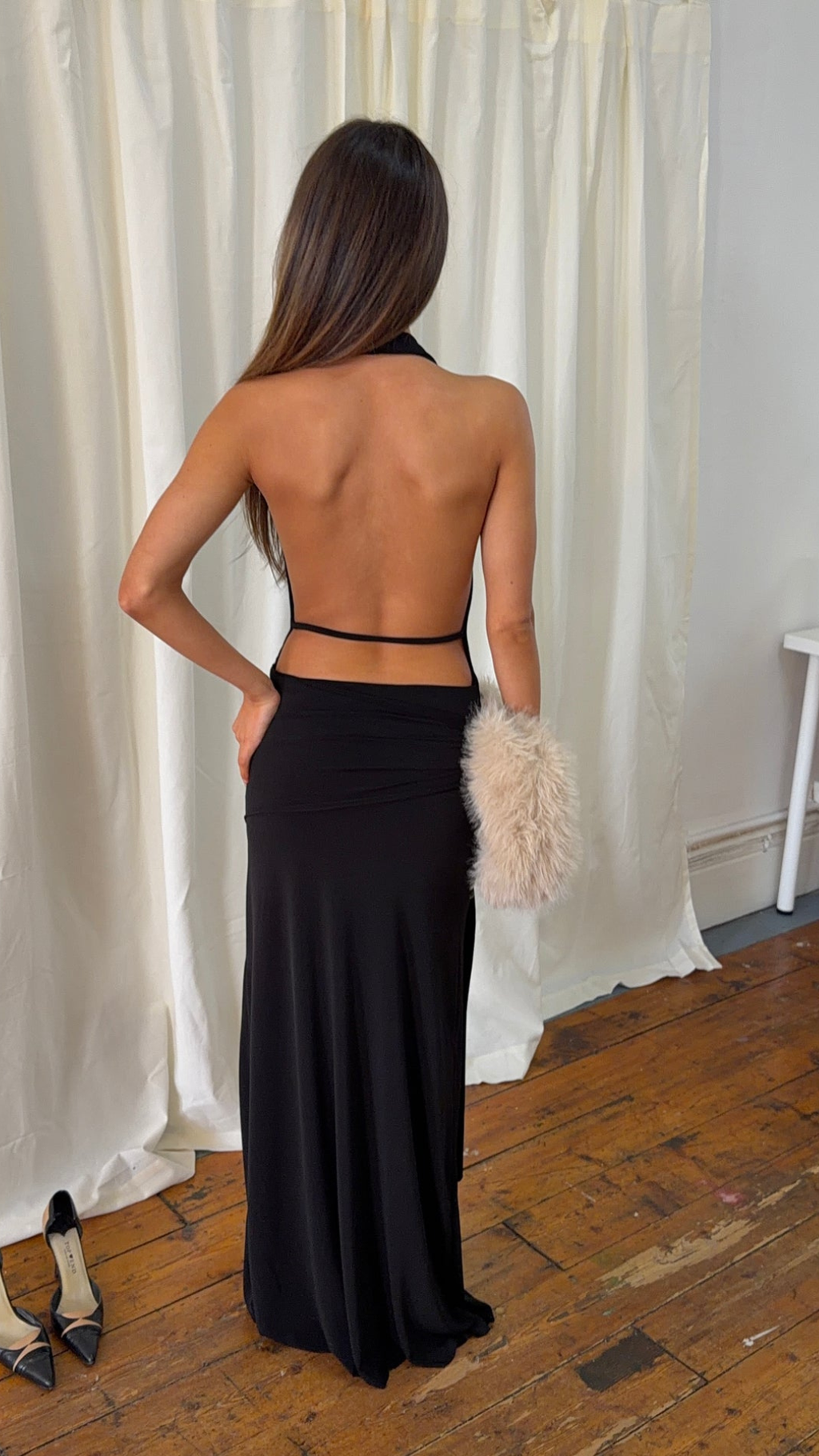 La Marie Nadia black dress