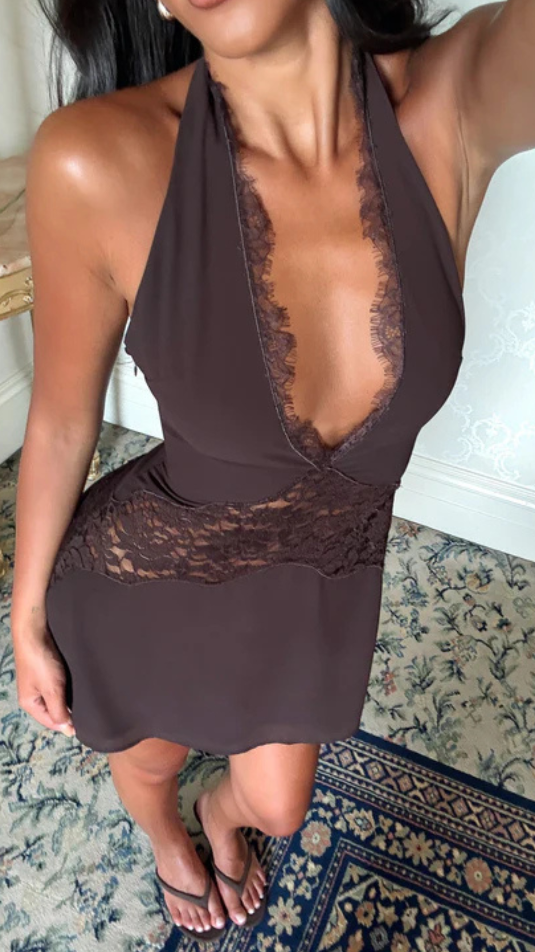 brown-dress-hire-rent